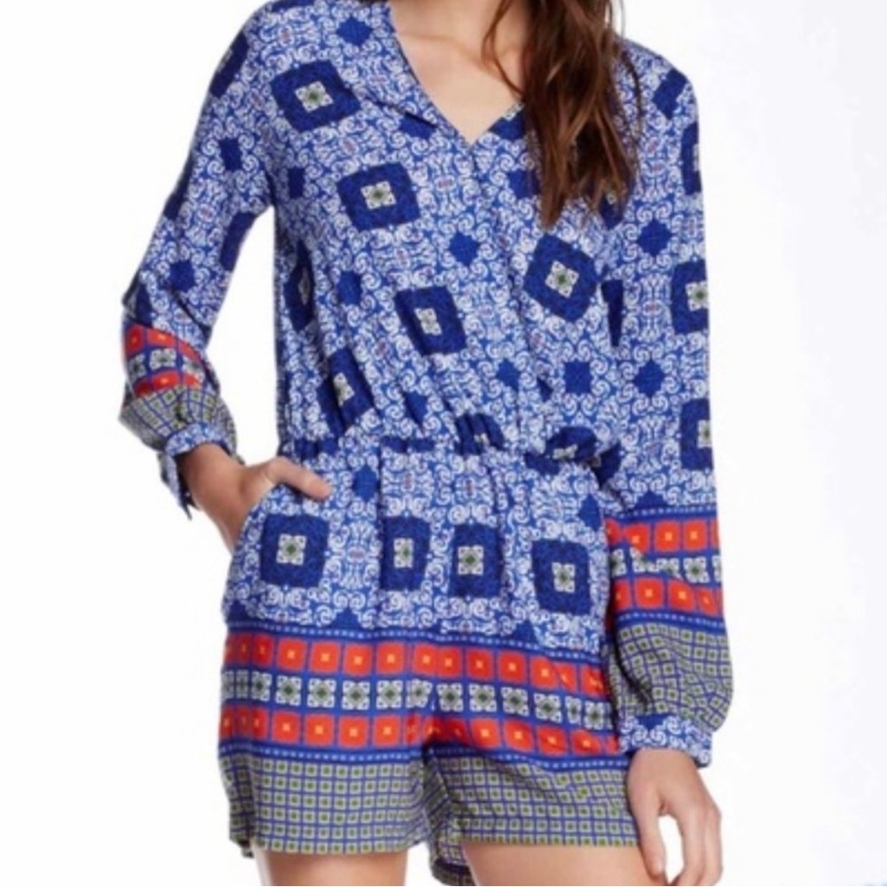 Anthropologie Everleigh Romper Size Medium
